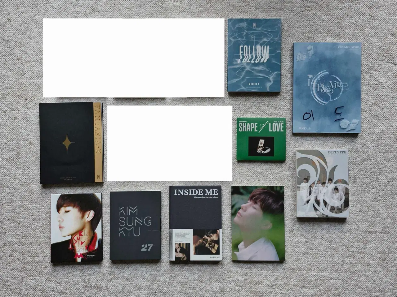 Billede 1 - Kpop Album - INFINITE, KIM SUNGKYU, MONSTA X & ONE