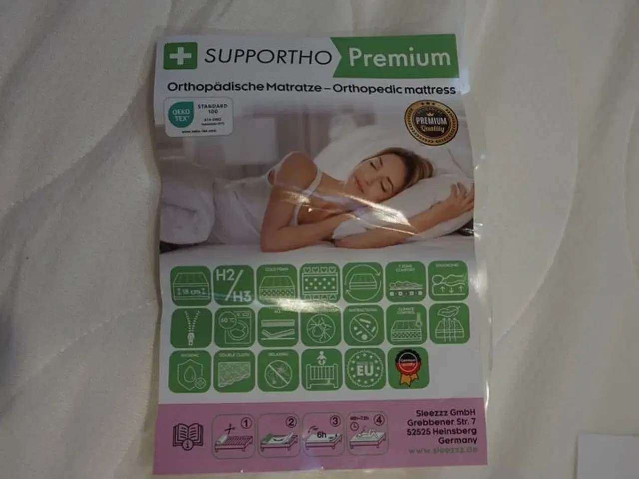 Billede 5 - Vega Elevationsseng med Supportho Comfort madras 120x200 cm