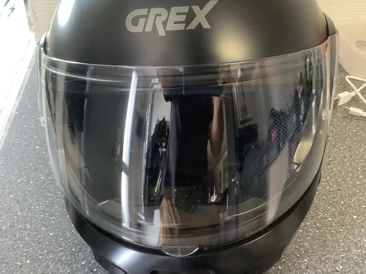 Billede 1 - Styrthjelm Nolan Grex m. Cardo headset str. L