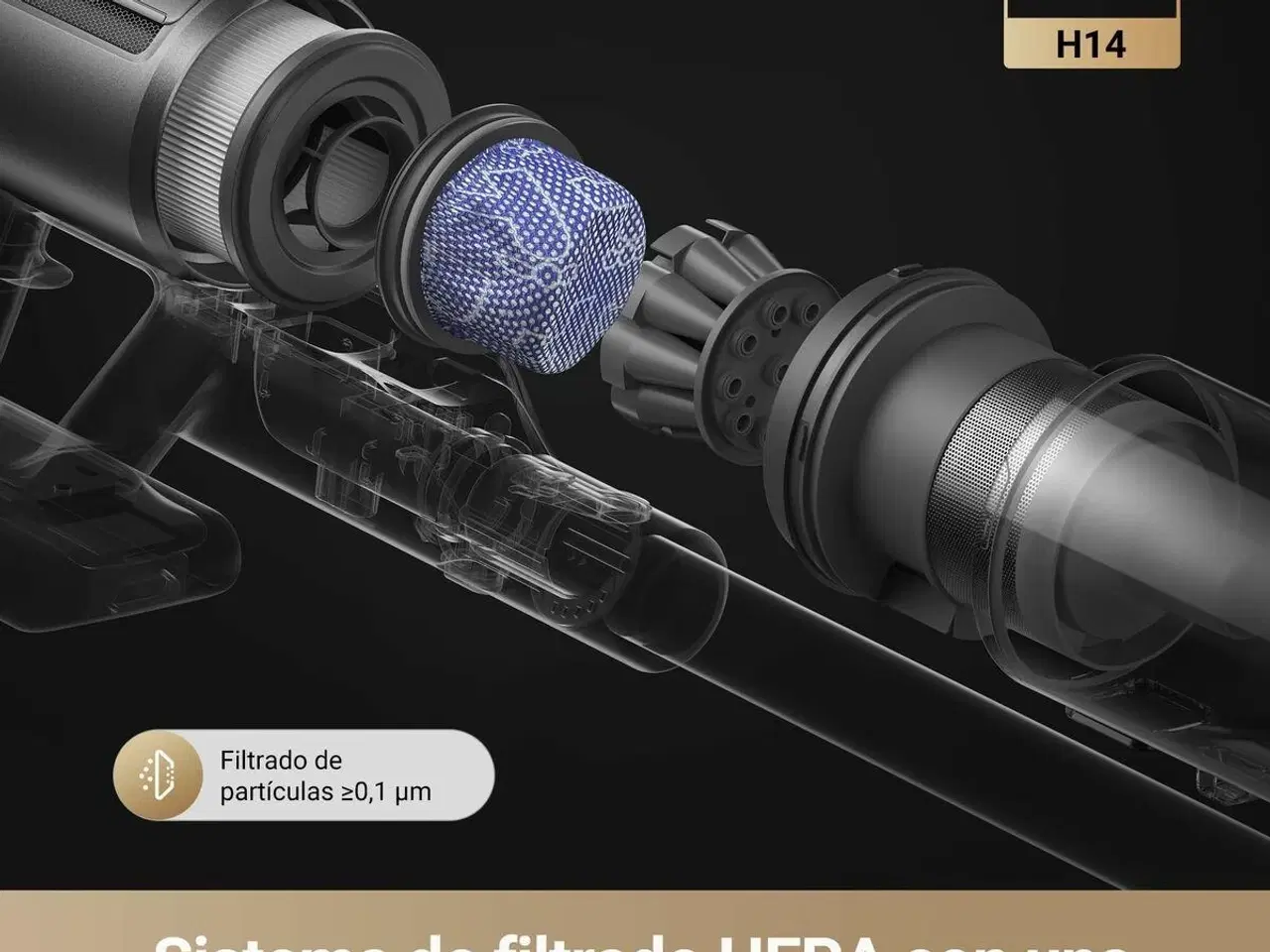 Billede 14 - Dreame Z30 trådløs stavstøvsuger 850 W, 0,6 l - sort