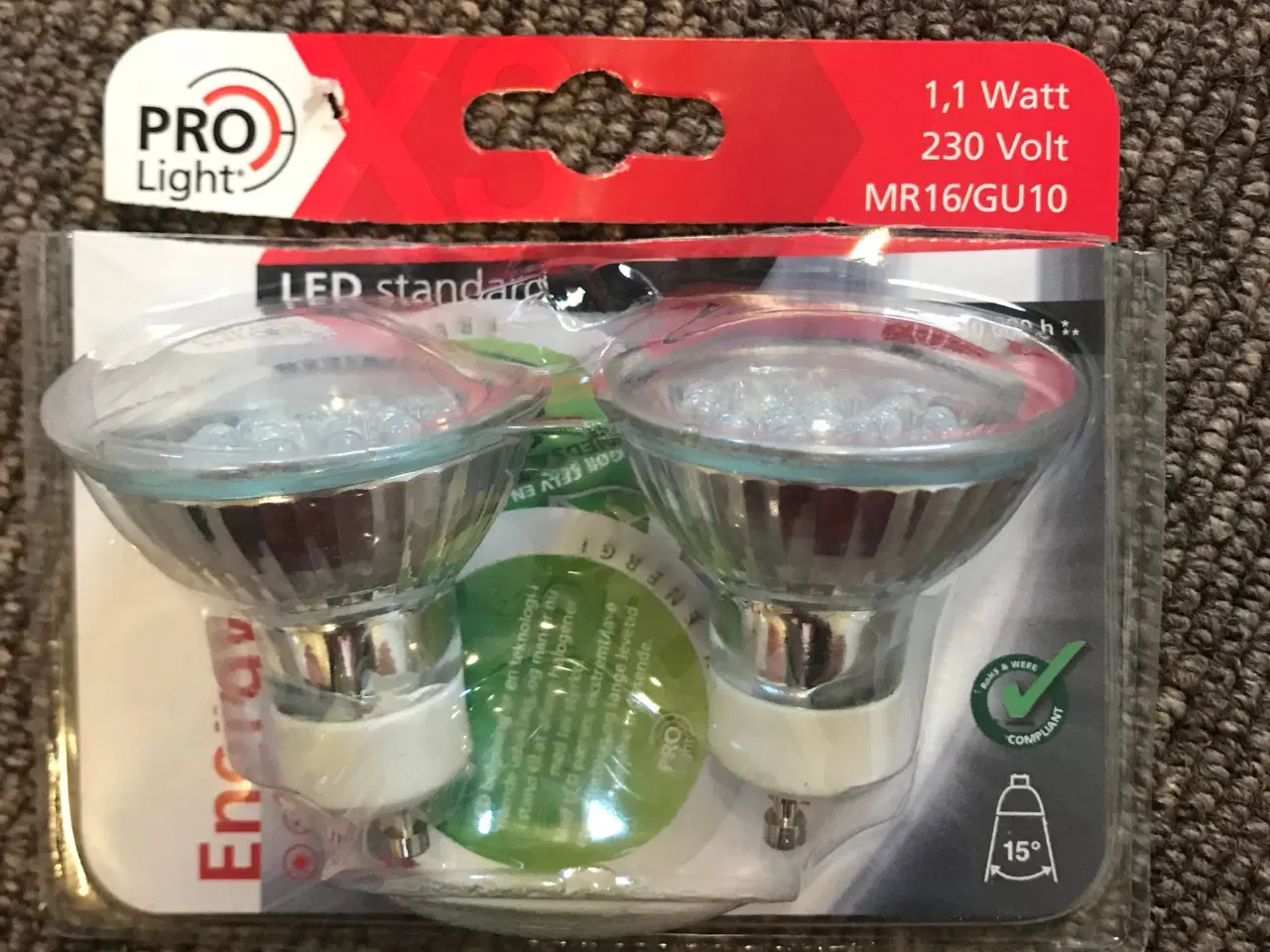 Billede 1 - 2 LED pærer fra Prolight