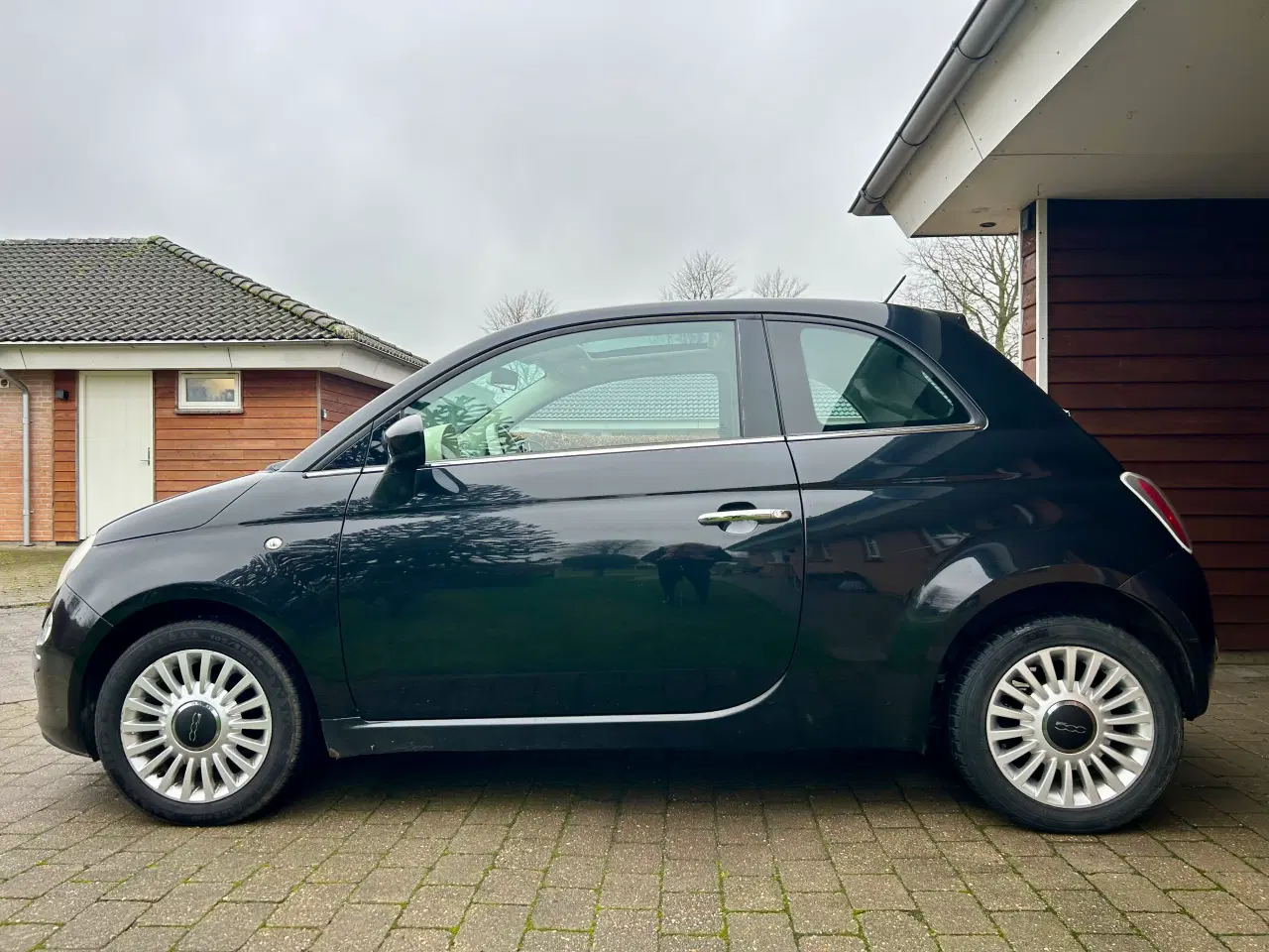 Billede 3 - Flot Fiat 500 med glastag🏎️