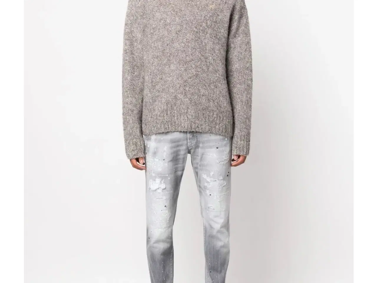 Billede 4 - Dsquared2 styratvättade straight-jeans 