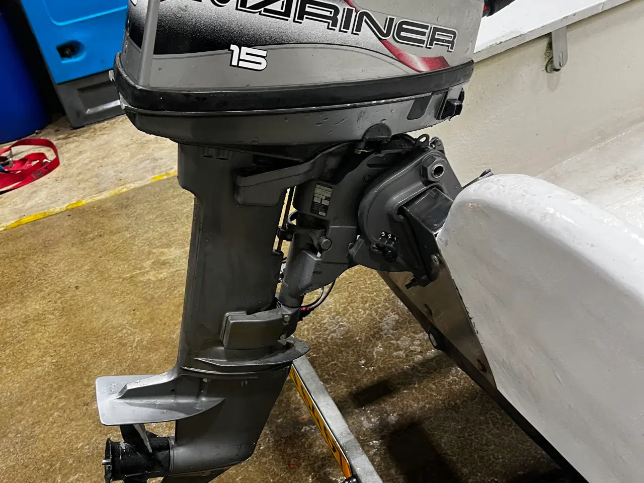 Billede 3 - Jolle med 15 hk mariner motor og trailer