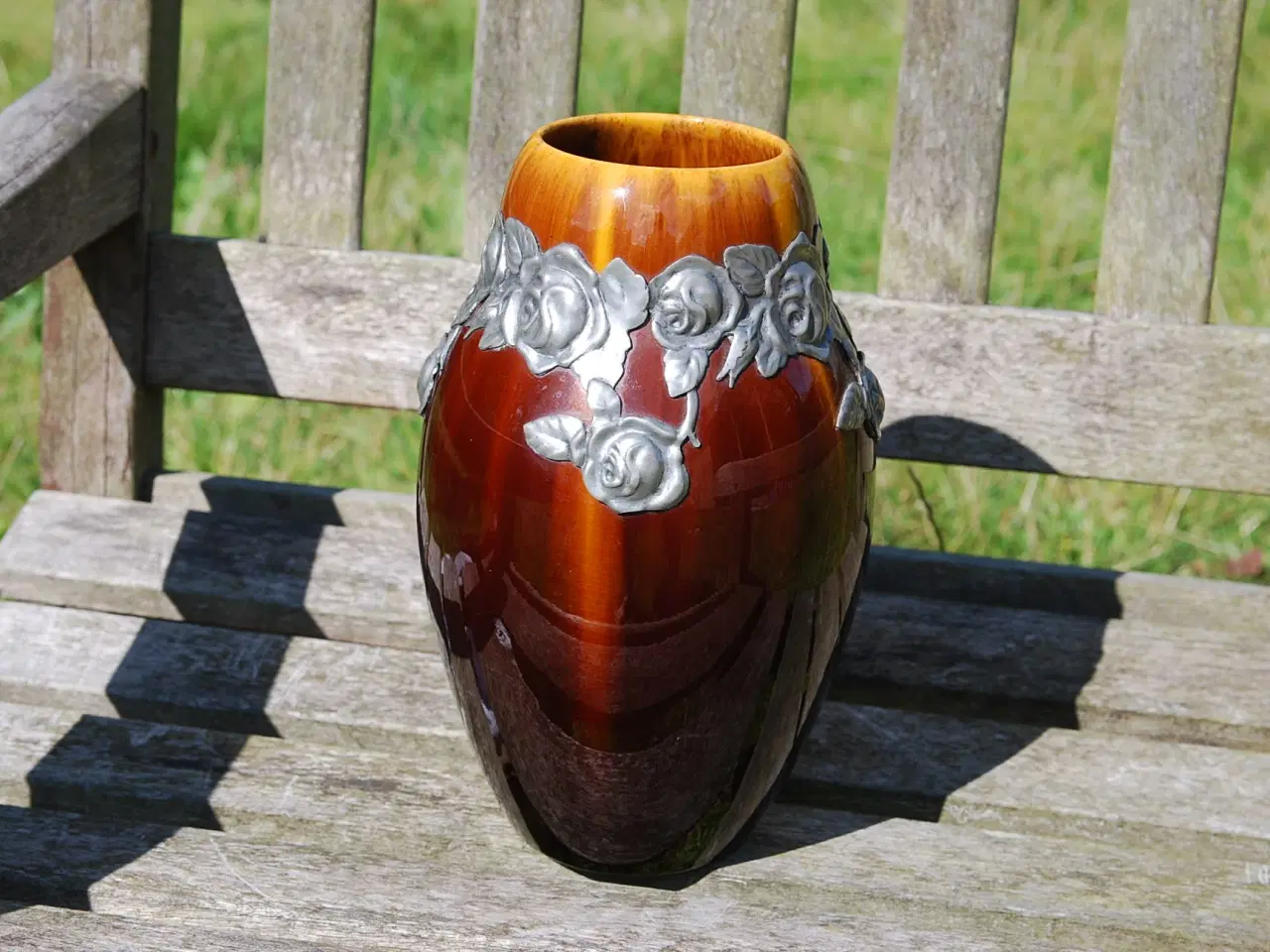 Billede 2 - Gammel Michael Andersen vase 