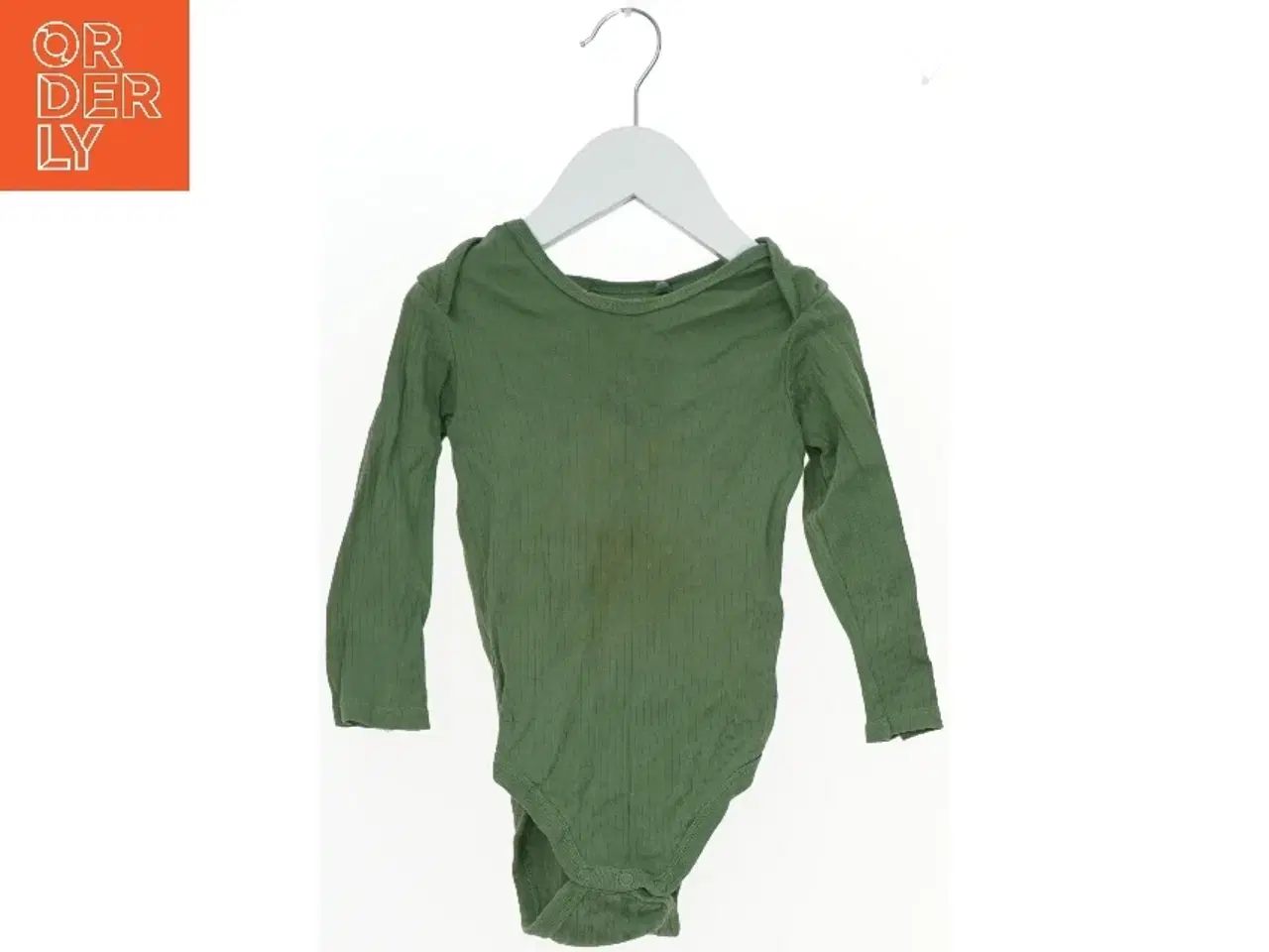 Billede 1 - Grøn langærmet bodystocking fra Lupilu (str. 92)