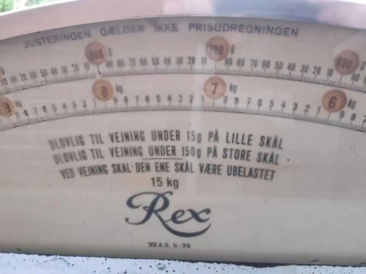 Billede 4 - Stor flot retro vægt - Skal afhentes!!