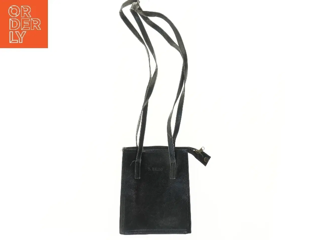 Billede 1 - Sort skuldertaske fra G. Bruni (str. 24x19 cm)