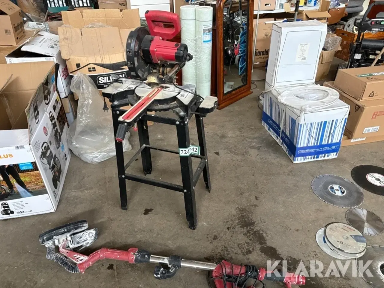 Billede 1 - Parti: Kap- & geringssav samt girafsliber (elektrisk) Mitsutomo