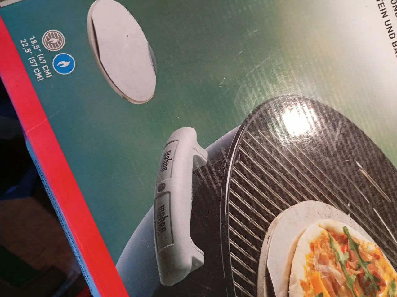 Billede 1 - WEBER ORIGINAL RUND PIZZA STONE WITH BACKING TRAY 