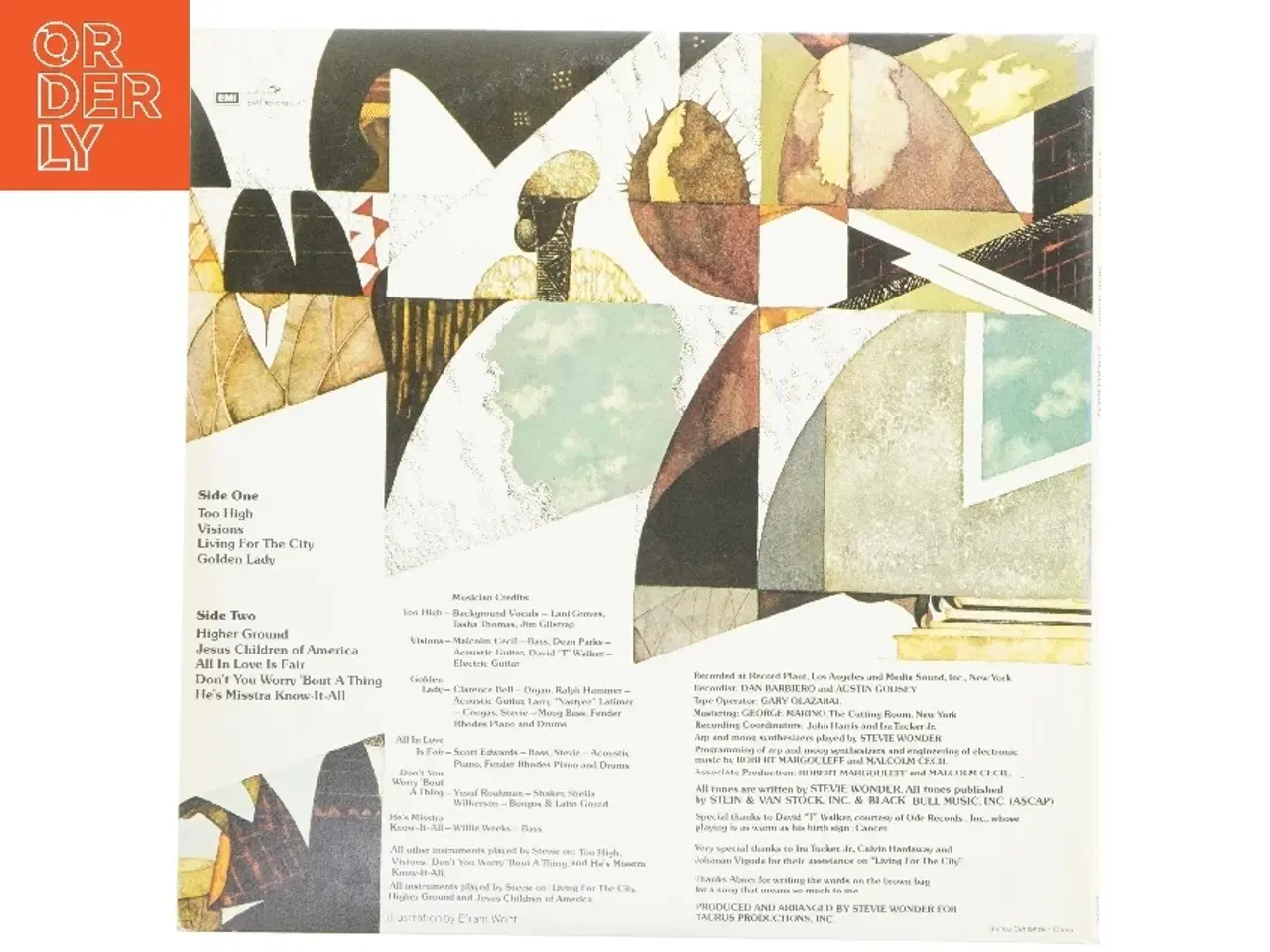 Billede 2 - Stevie Wonder Innervisions LP fra Motown