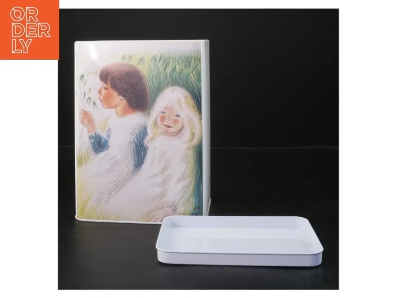 Billede 2 - Opbevaringsdåse med kunstmotiv (str. 19x14 cm)