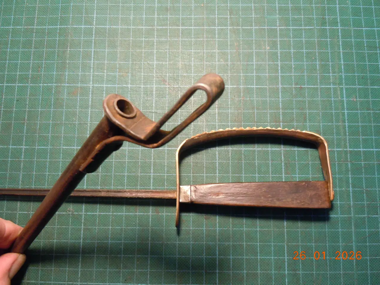 Billede 7 - Skyttegravskniv, nærkampkniv i stålskede.