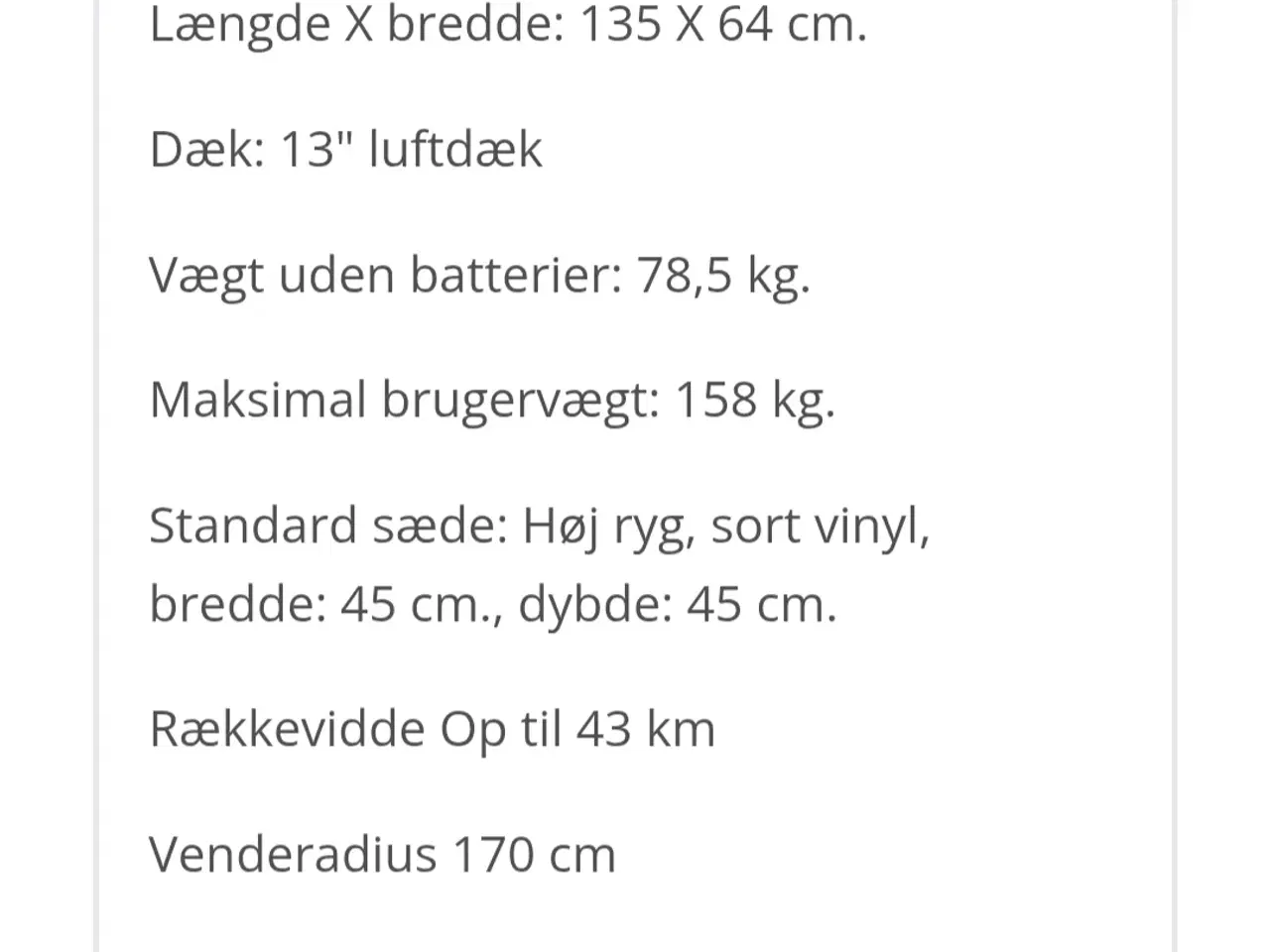 Billede 10 - Elscooter/ el-scooter 4hjulet 