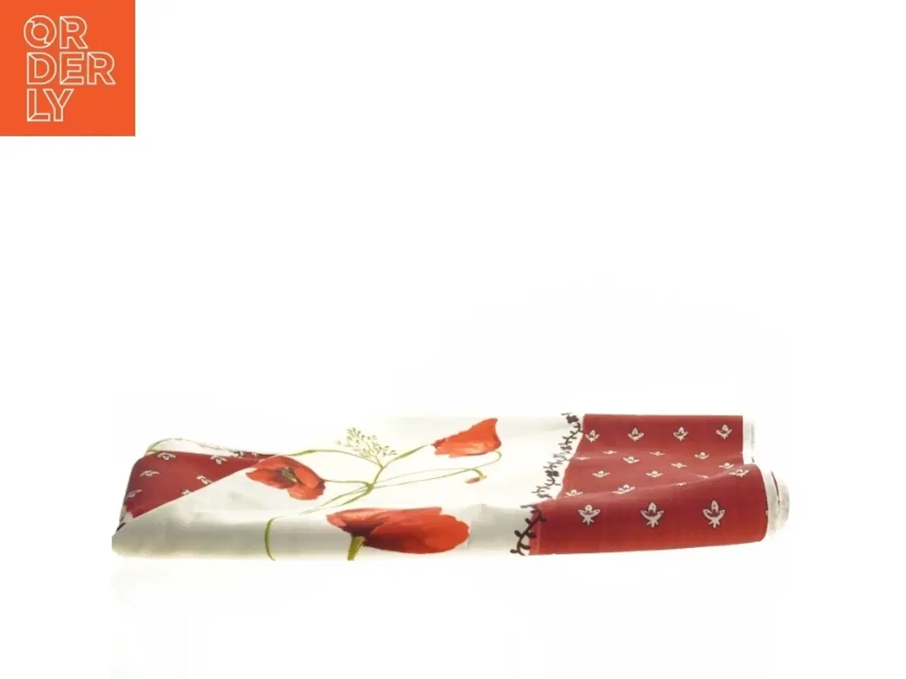 Billede 2 - Dug med blomsterdesign (str. 120x240 cm)