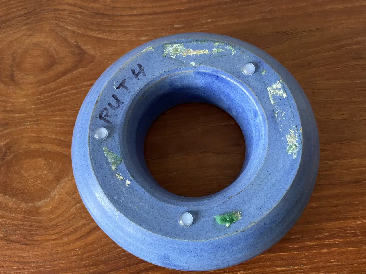 Billede 3 - Blå vase i keramik 