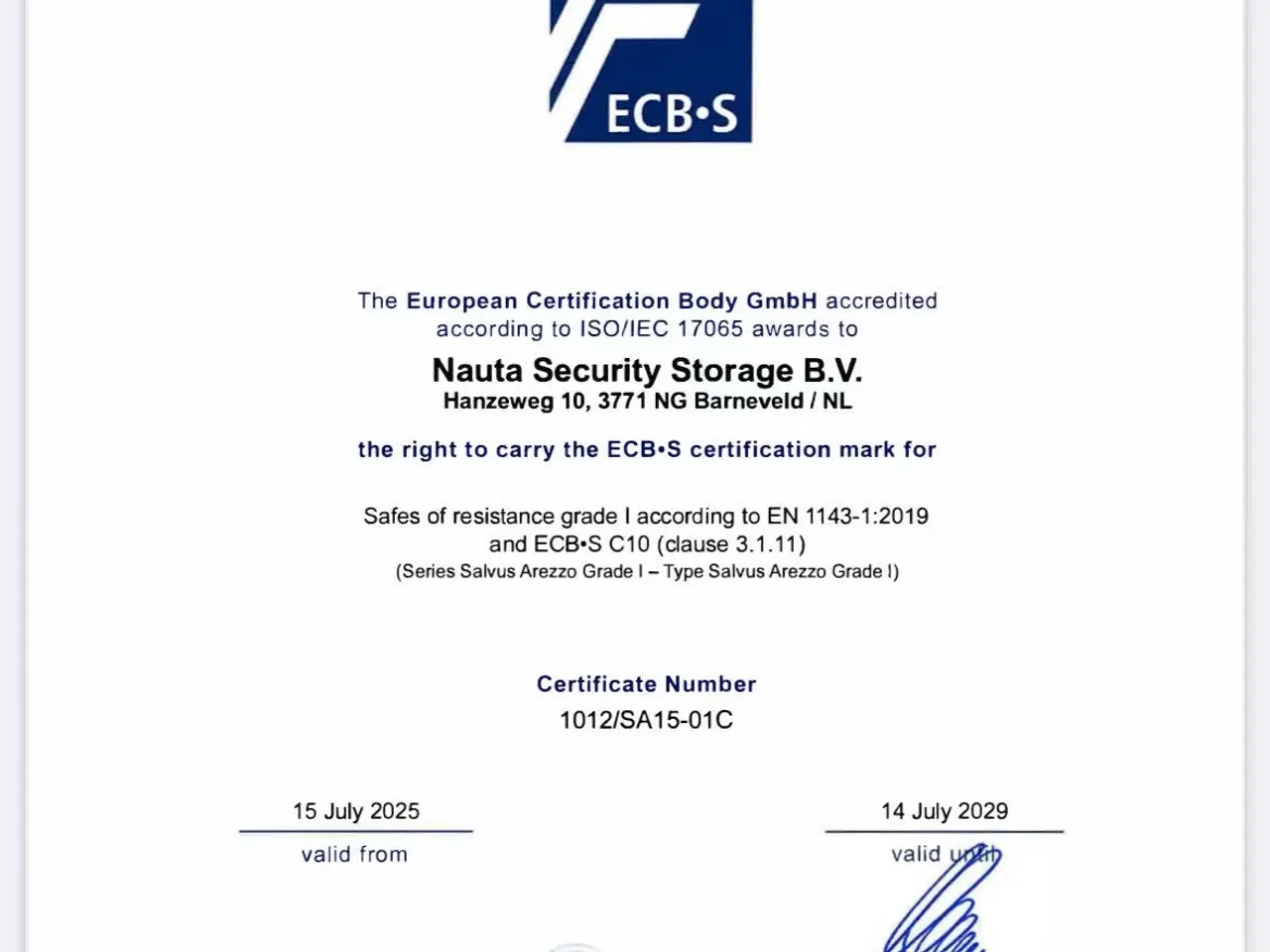 Billede 3 - Nauta safe / Pengeskab