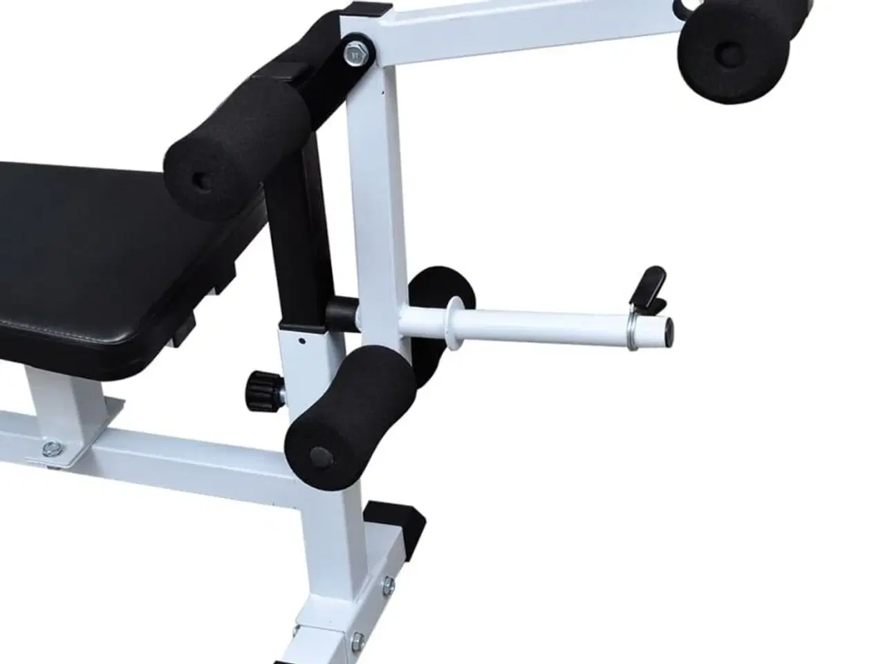 Billede 5 - Vægtbænk med vægtstativ, vægtstang- og håndvægtsæt 120 kg