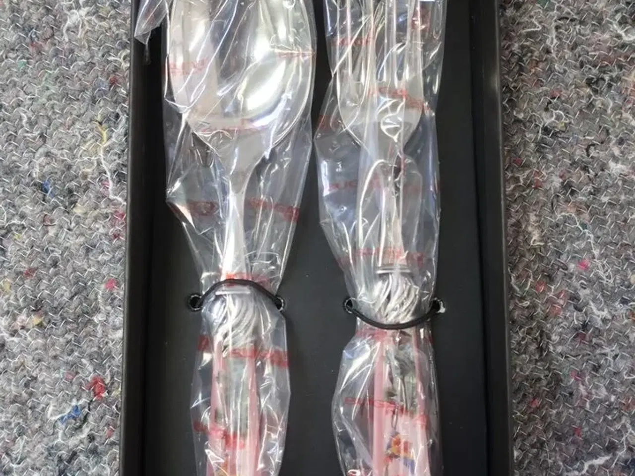 Billede 1 - Bestiksæt 2 dele BUGATTI FALABELLA JUNGLE ROSA PERL PINK