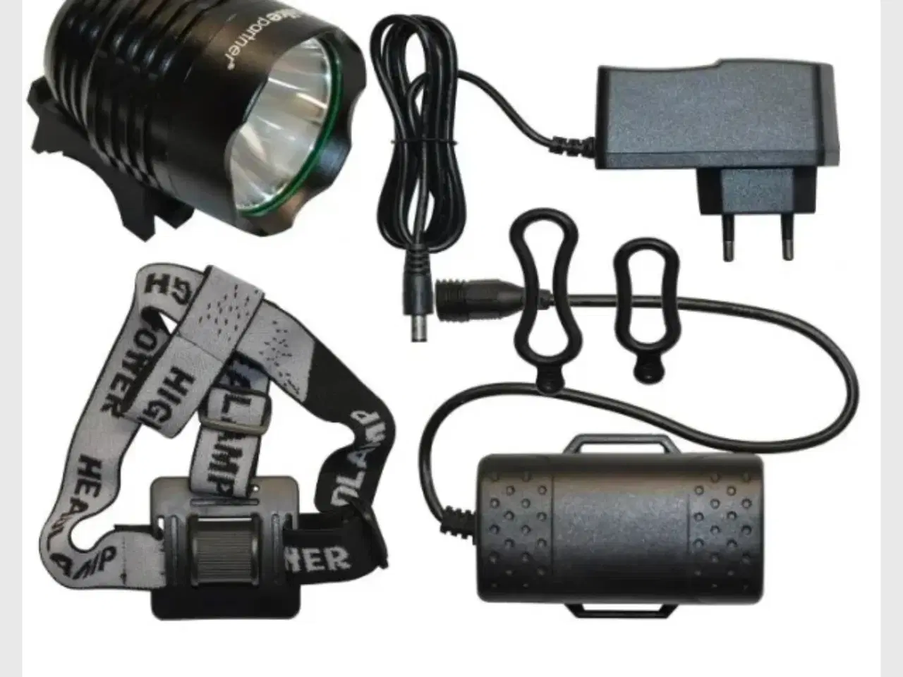 Billede 2 - Lygte High Power 900 Lumen CE + Laxo Rear Light 