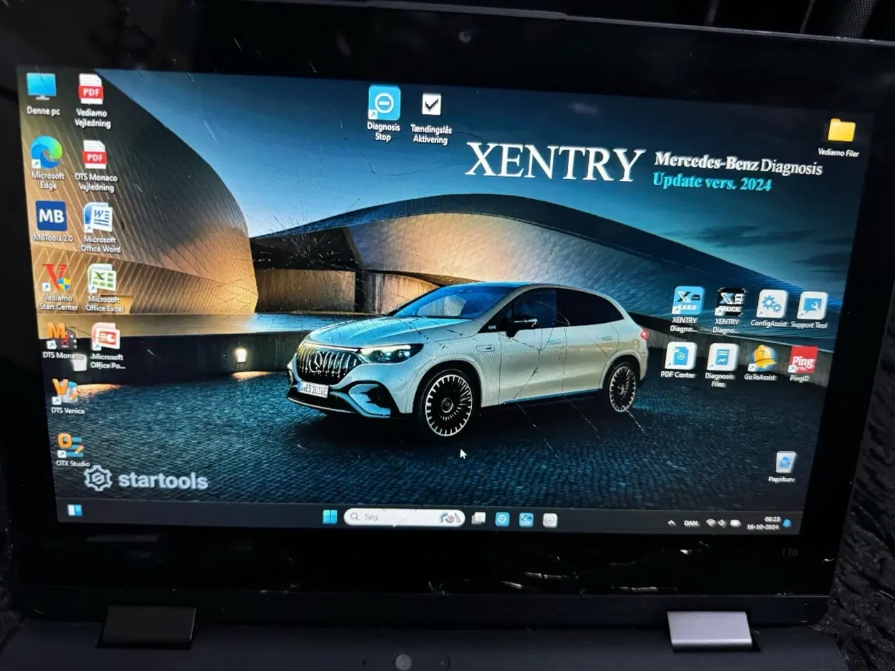 Billede 3 - Mercedes tester komplet sæt m/ Windows 11 Lenovo