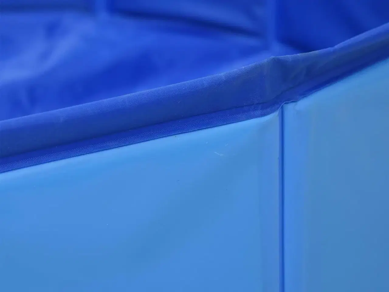 Billede 3 - Foldbart hundebassin 120 x 30 cm PVC blå