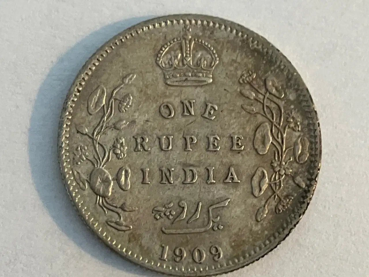 Billede 1 - One Rupee India 1909