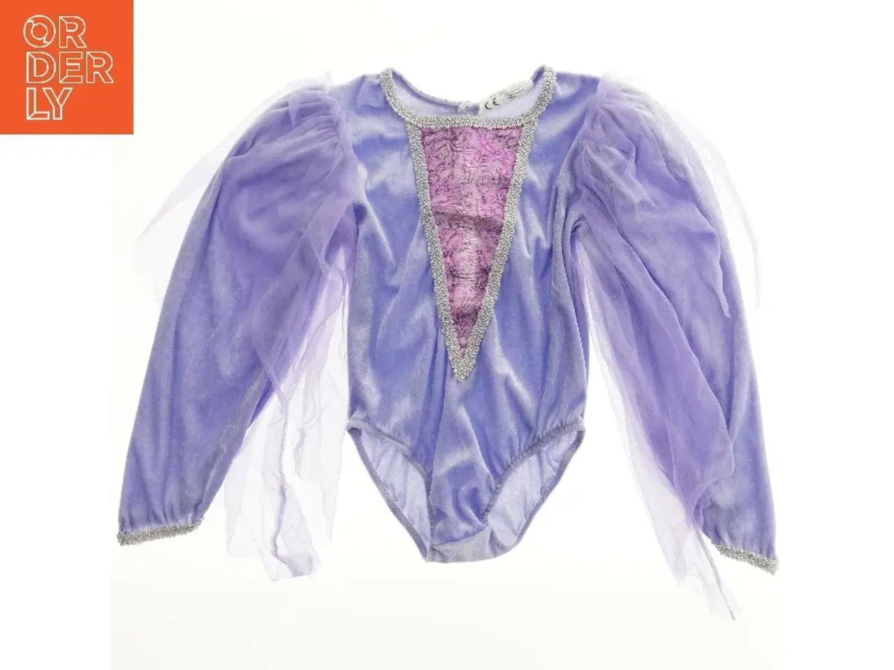 Billede 1 - Lilla bodystocking med tylærmer (str. 116)