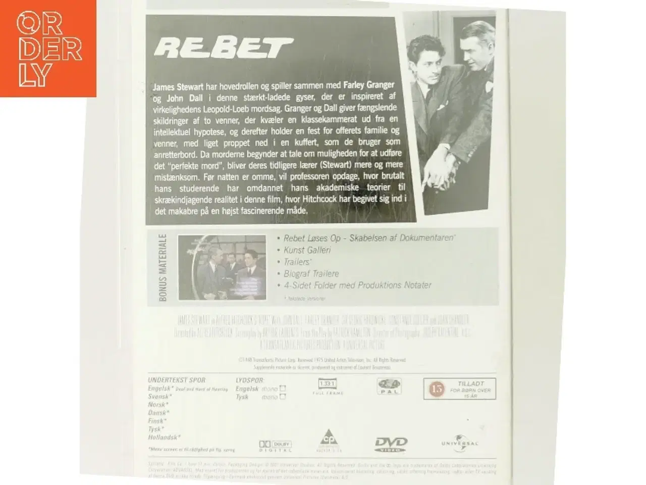 Billede 3 - The hitchcock collection - Rebet med James Stewart (DVD)