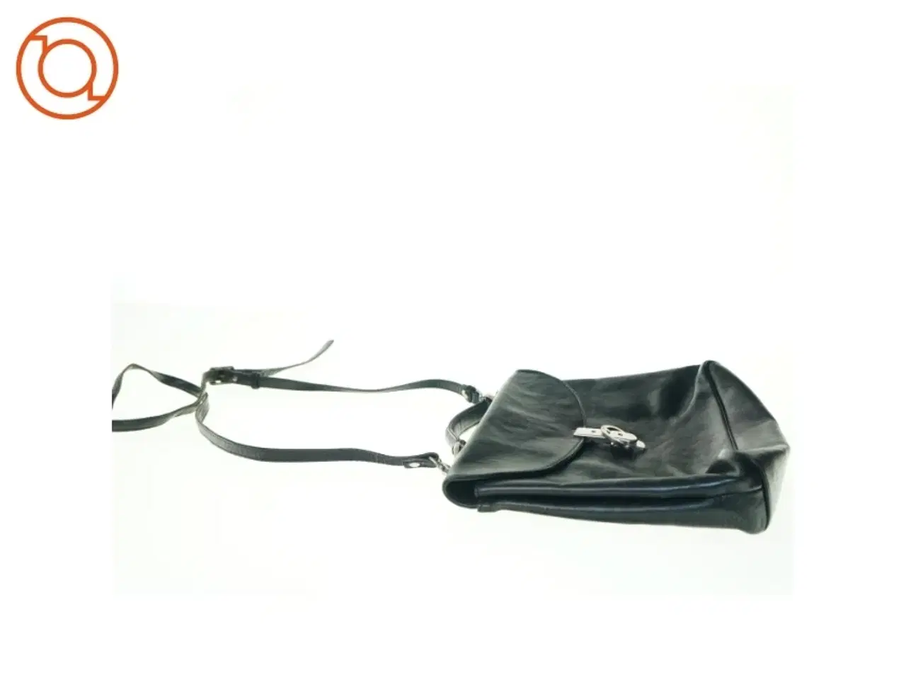 Billede 4 - Læder Crossbody Hånd Taske fra Monroe (str. 28 x 32 cm)