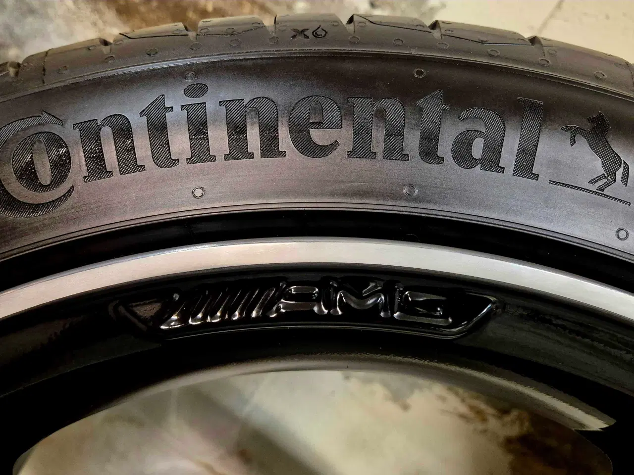 Billede 2 - MERCEDES "AMG" ORIGINAL ALUFÆLGE MED SOMMERDÆK 