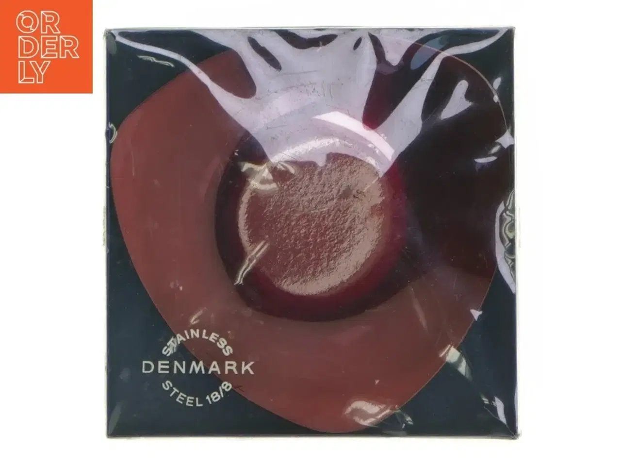 Billede 4 - Rød skål (str. 12,5x12,5 cm)