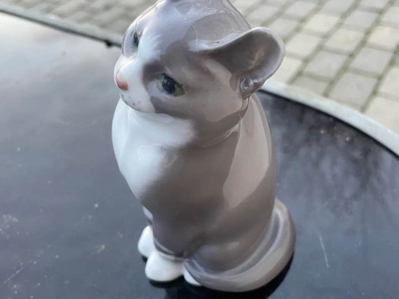 Billede 2 - Figur kat Royal Copenhagen