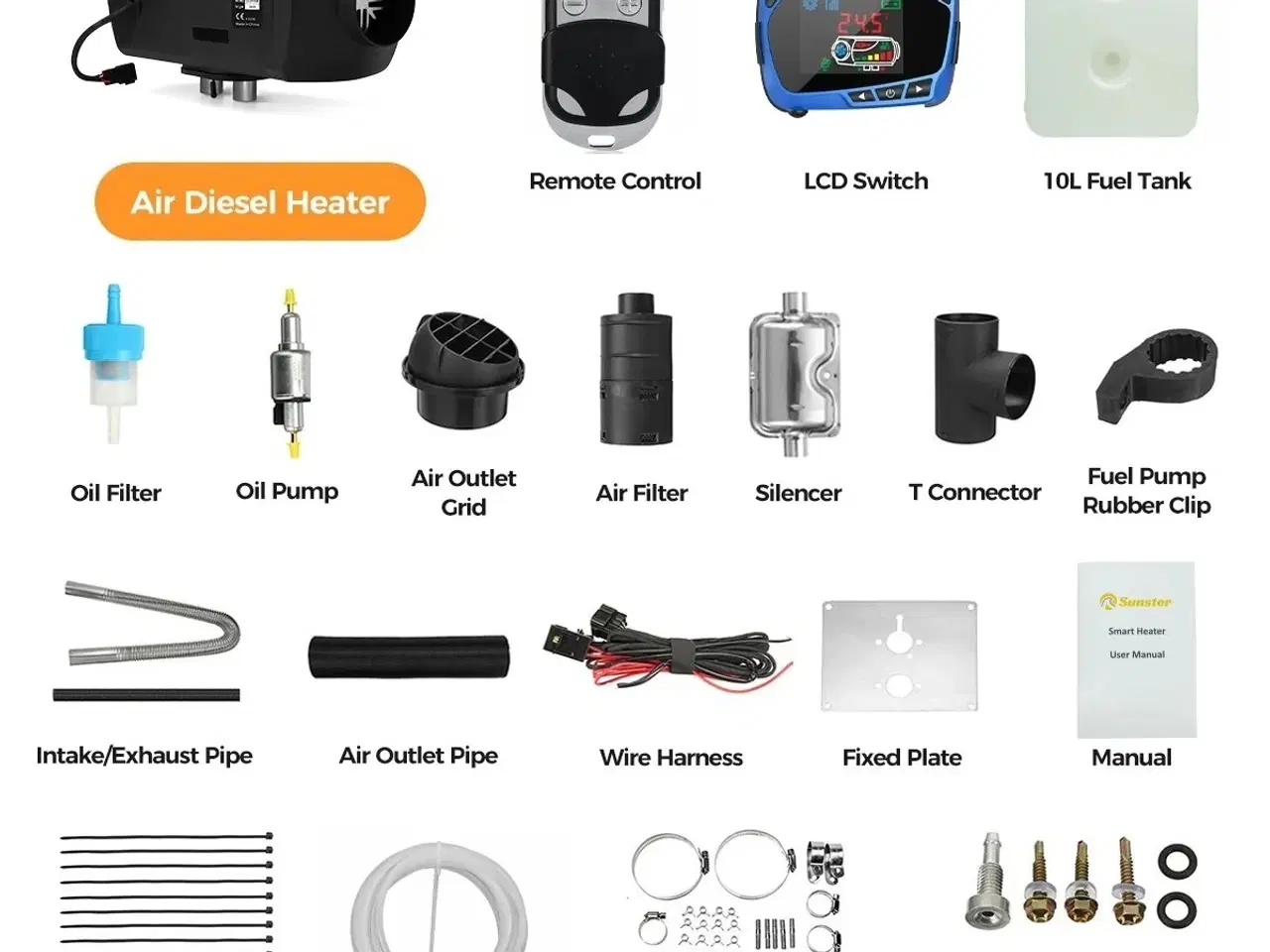 Billede 2 - Sunster A2018 5kW Dieselfyr 12V – Klassisk kinafyr