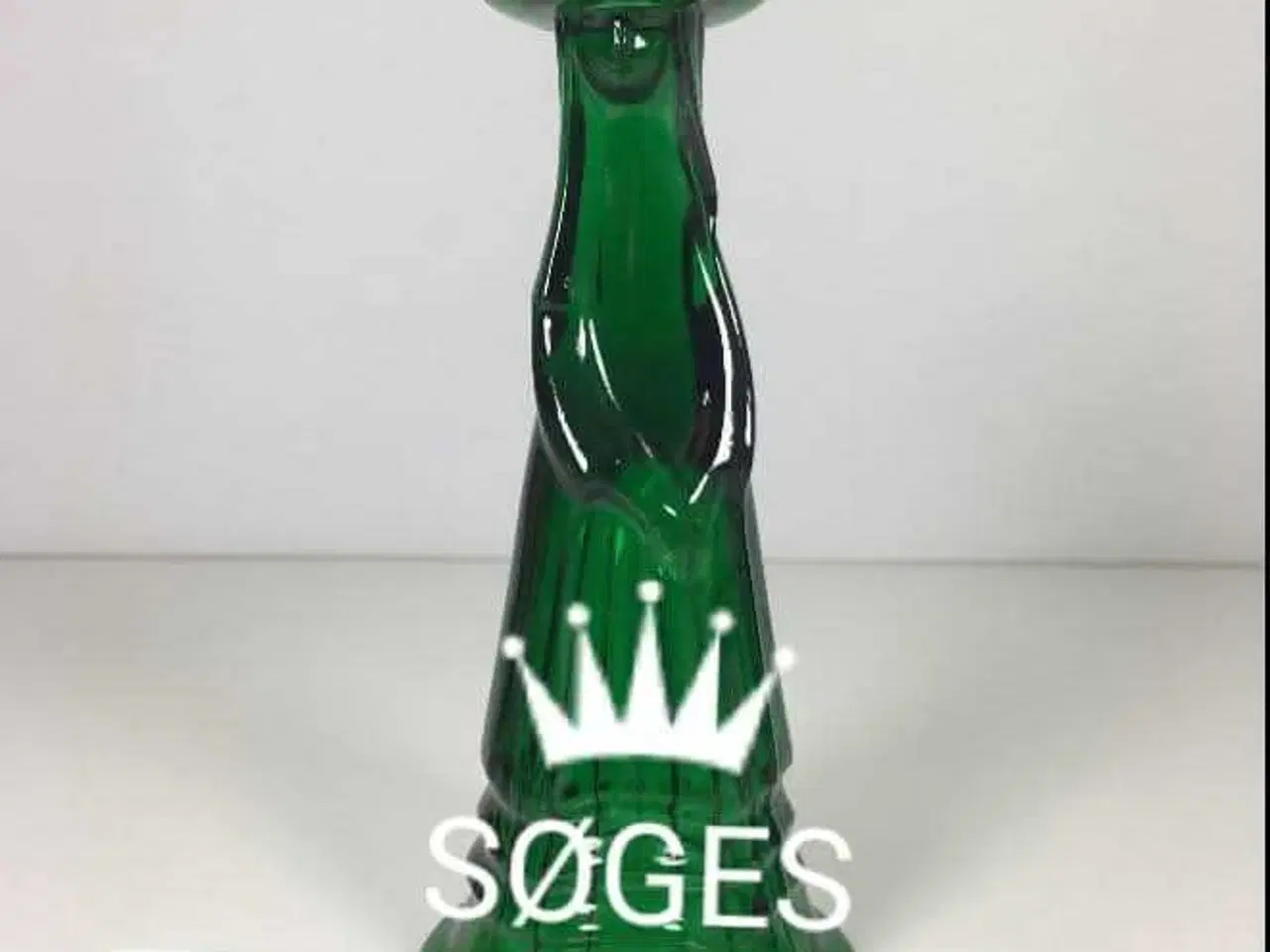 Billede 1 - Lysestage i glas 