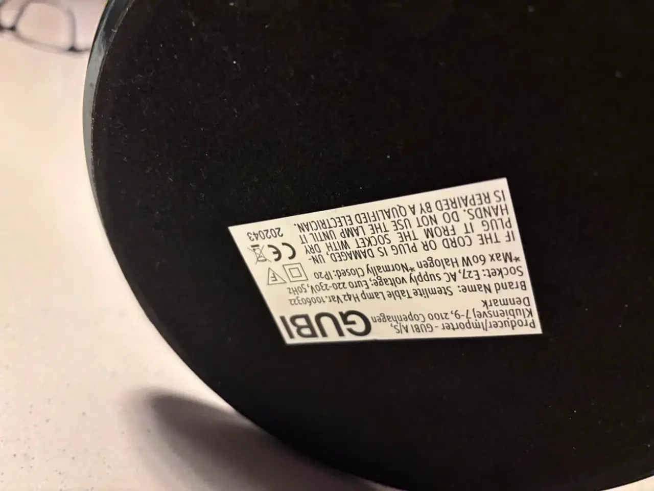 Billede 2 - GUBI bordlampe 