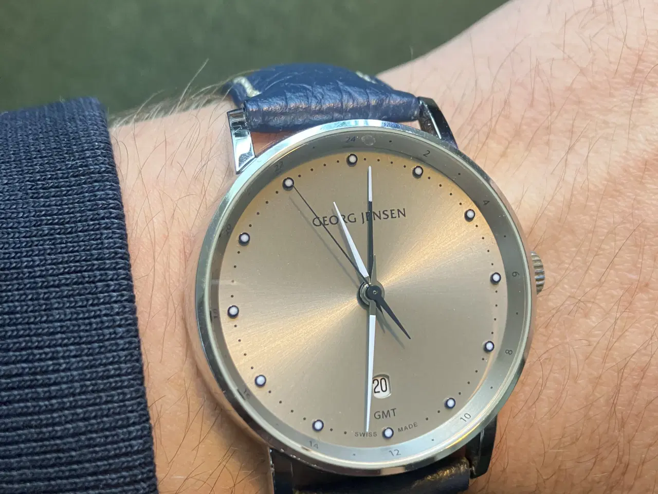 Billede 4 - Georg Jensen armbåndsur Dual Time 519