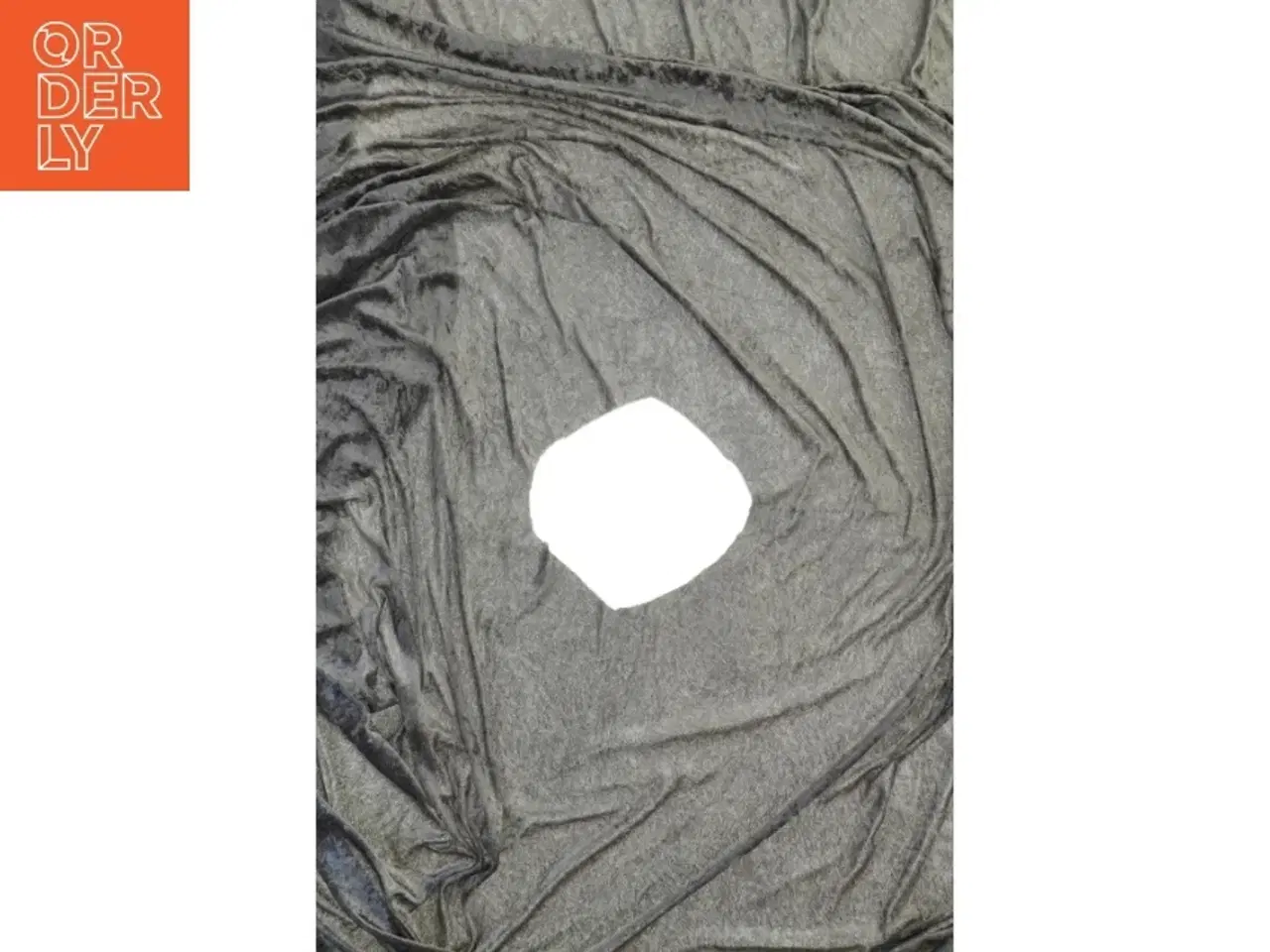 Billede 2 - Gråt velour stof (str. 160 x 176 cm)