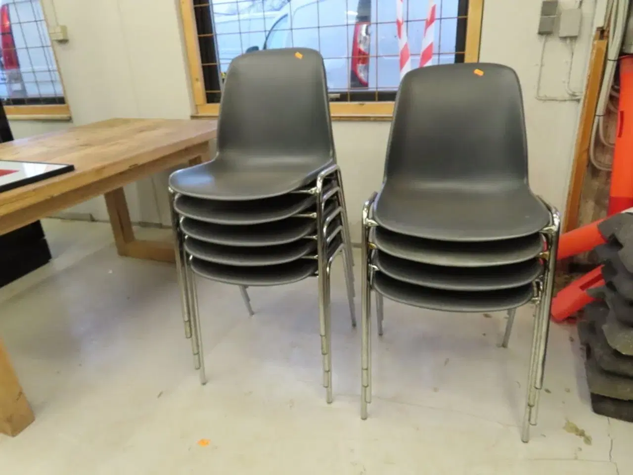 Billede 1 - 9 stk. stabelstole