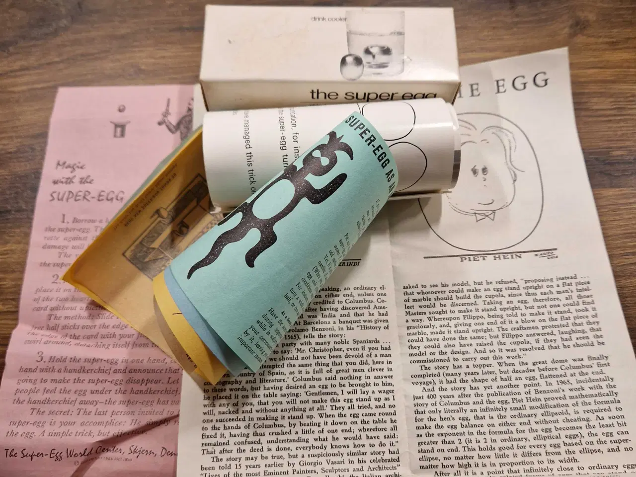 Billede 6 - Piet Hein,  2 stk super egg i original æske 