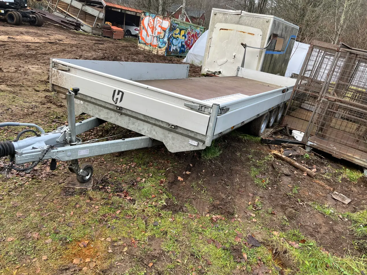 Billede 1 - Platform Trailer Henra 35B 3 akslet