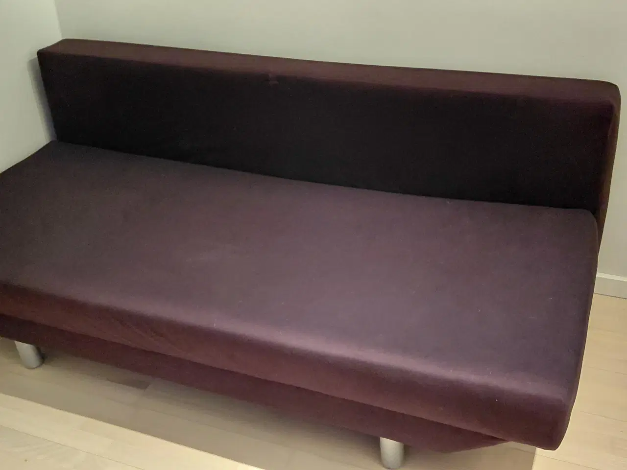 Billede 1 - Sovesofa, sort 3/4 seng