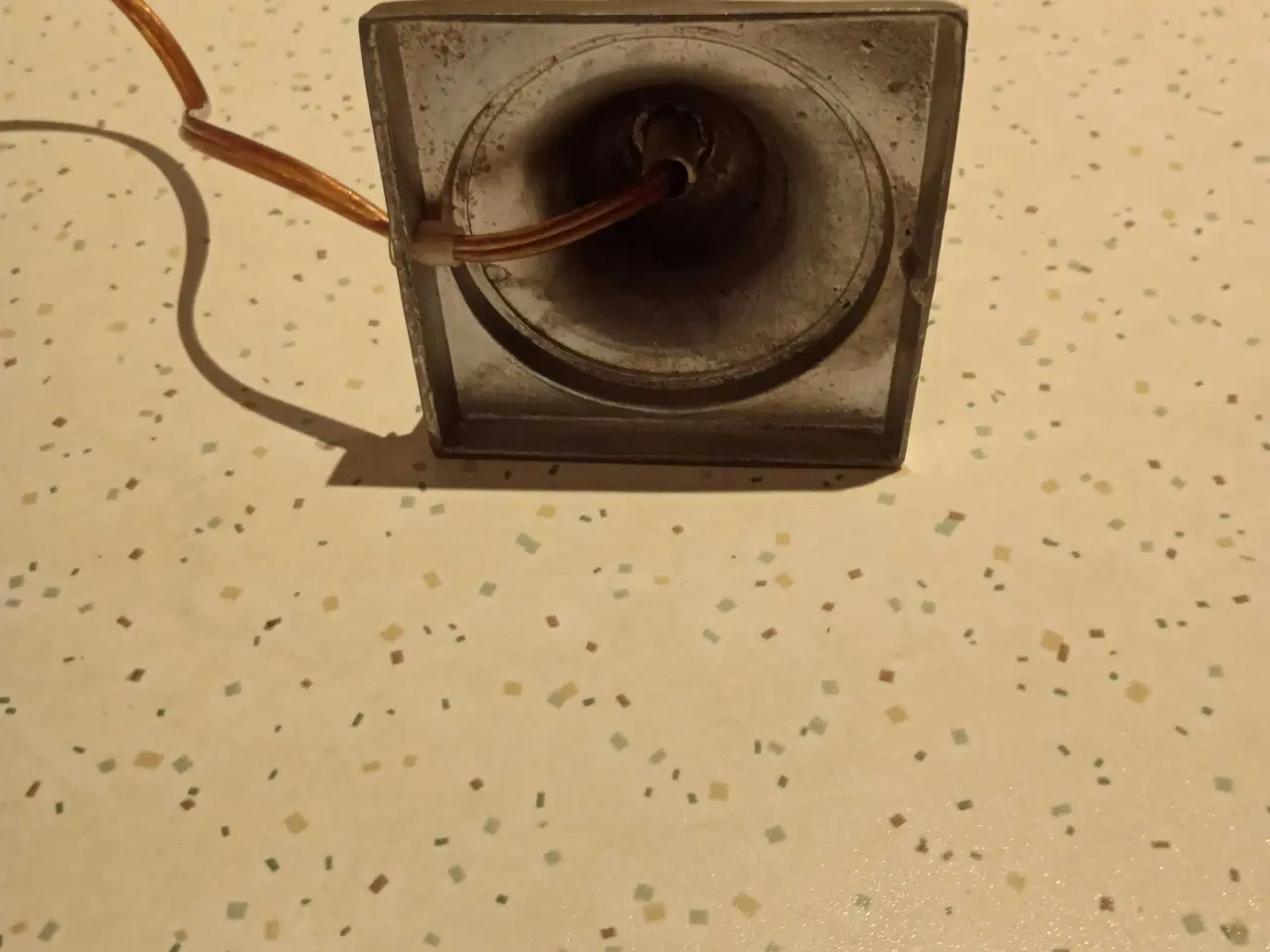 Billede 2 - Tin bordlampe,uden skærm