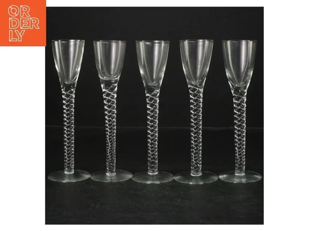 Billede 1 - Snapseglas, 5 styk (str. 16,5 cm. 5 styk)