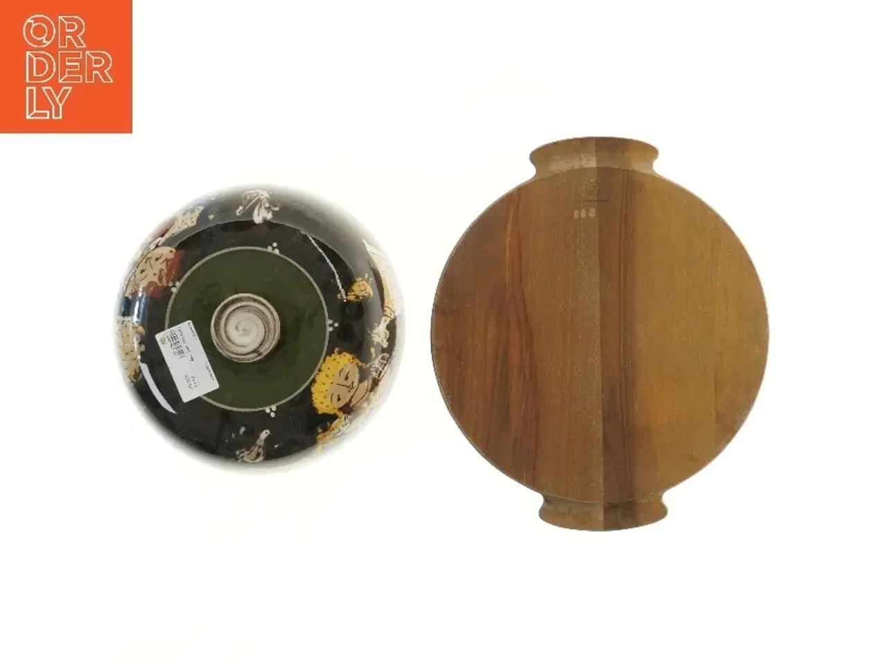 Billede 2 - Rundt ostefad med låg (str. Ø 28,5 cm)