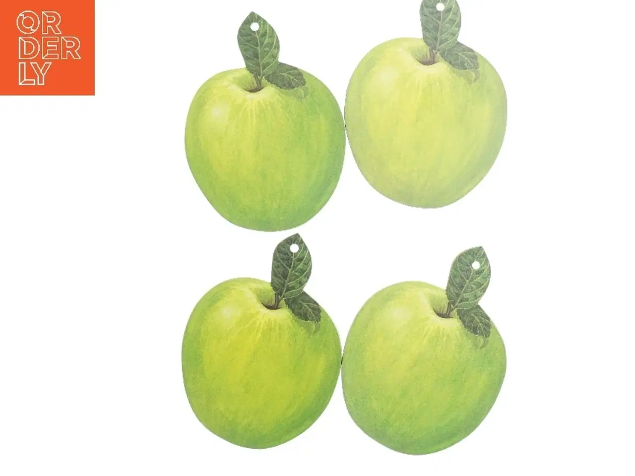 Billede 1 - Træbakker med æblemotiv