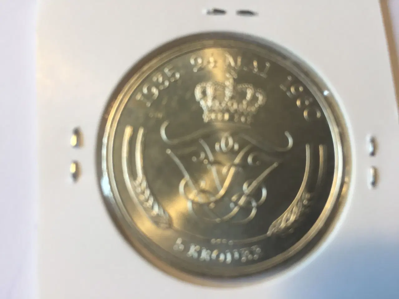 Billede 2 - 5 kr. 1960 Fr. IX og Dronning Ingrids sølvbrullup