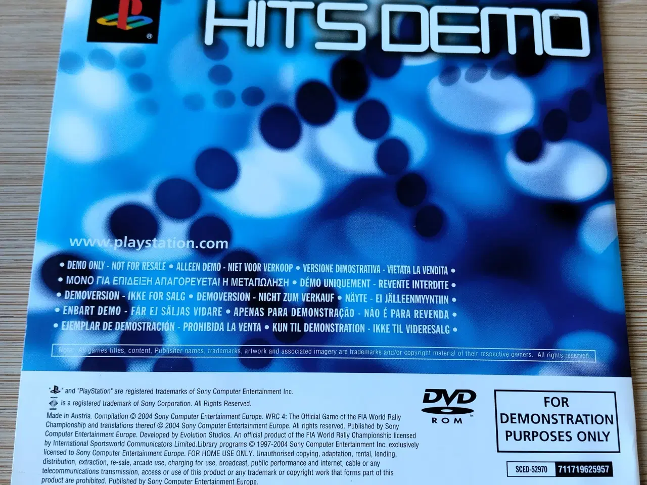 Billede 2 - 1 Stk. Hits Demo til Ps 2