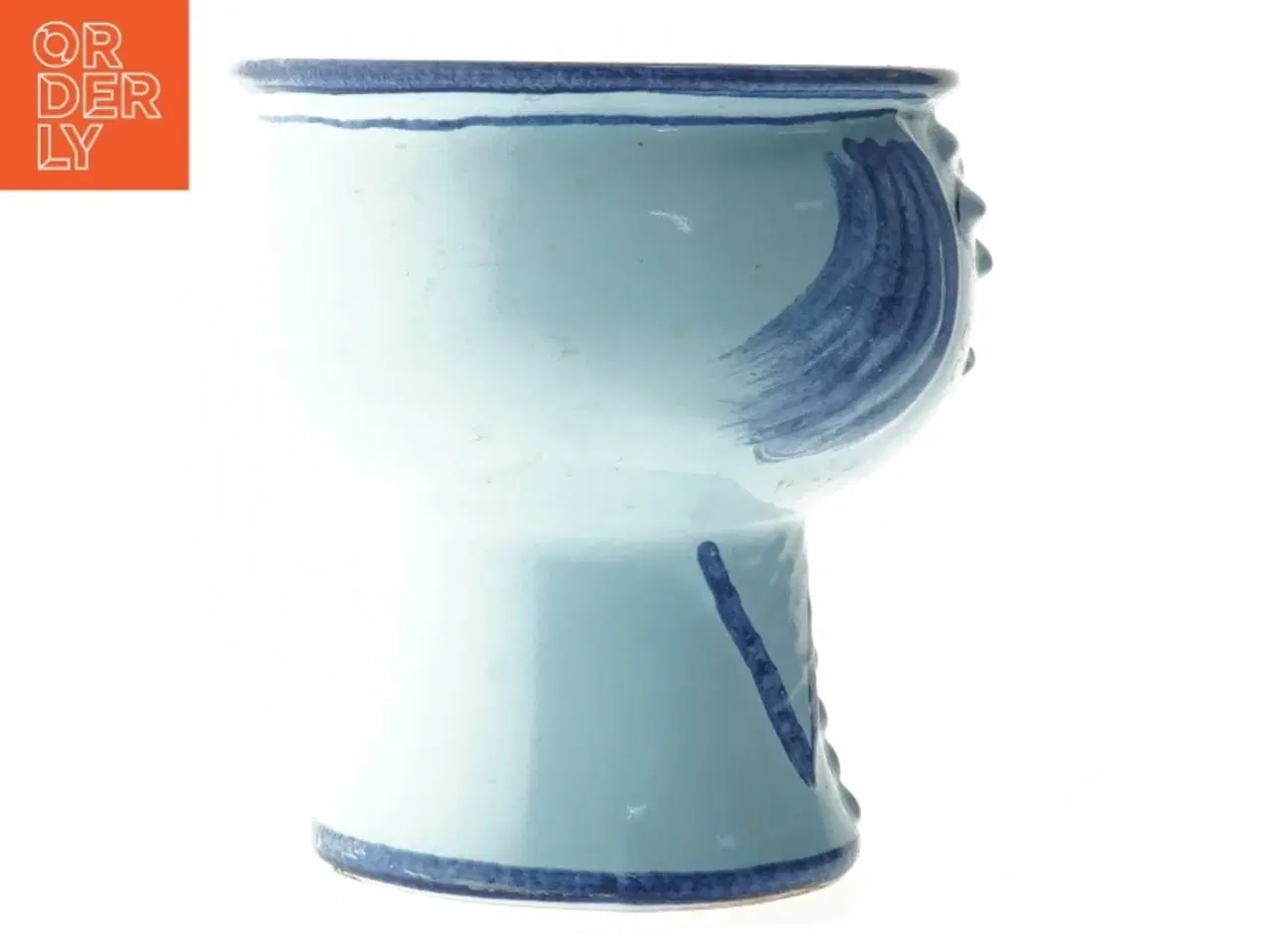 Billede 2 - Keramisk vase med ansigtsmotiv (str. Ø 15x17 cm)