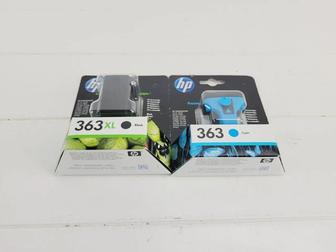 Billede 2 - HP 363XL printerblæk Sort og HP 363 Cyan